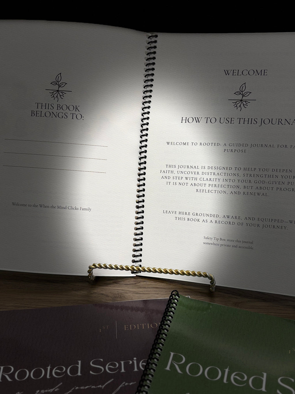 Rooted Series Interactive Faith & Purpose Companion Journal