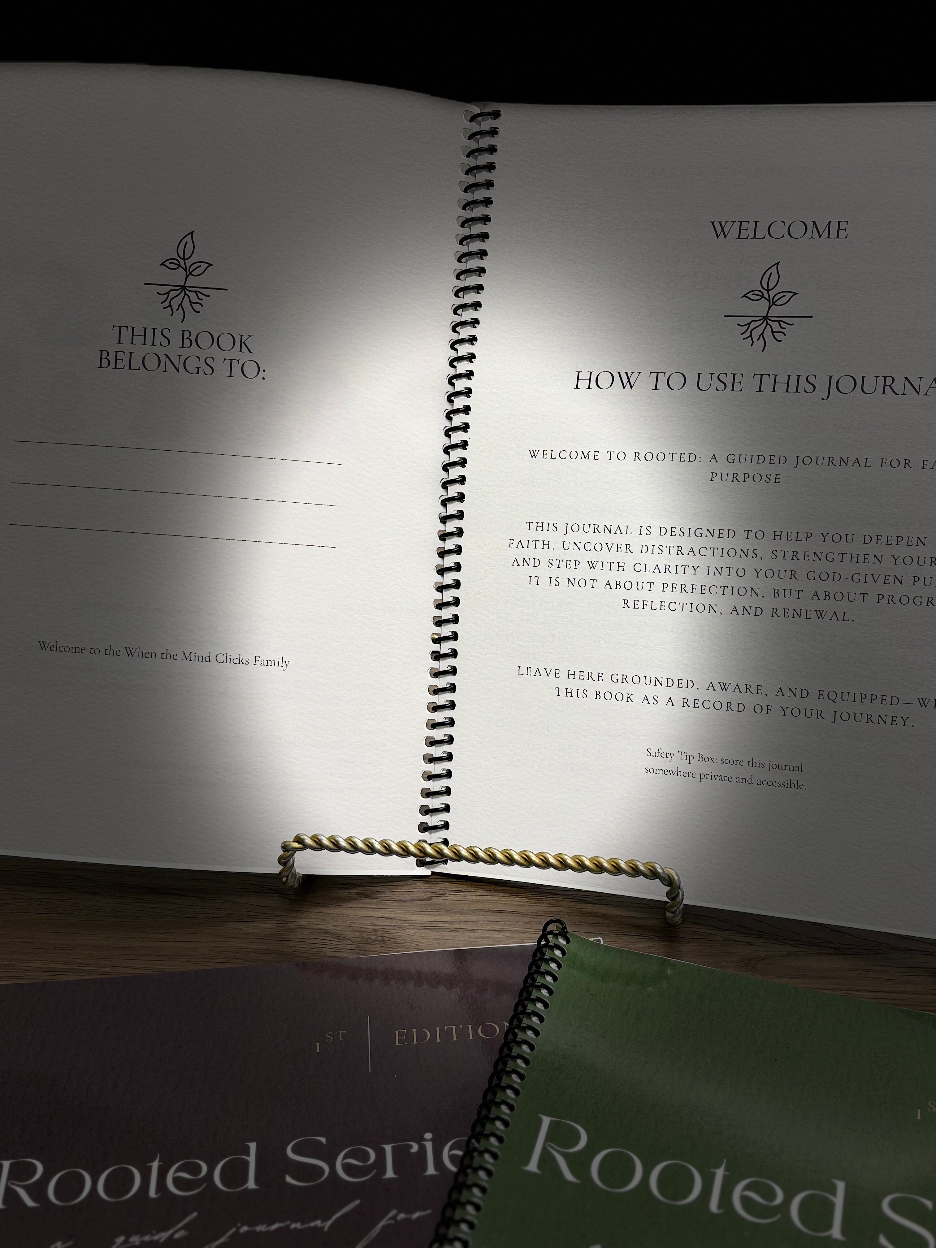 Rooted Series Interactive Faith & Purpose Companion Journal