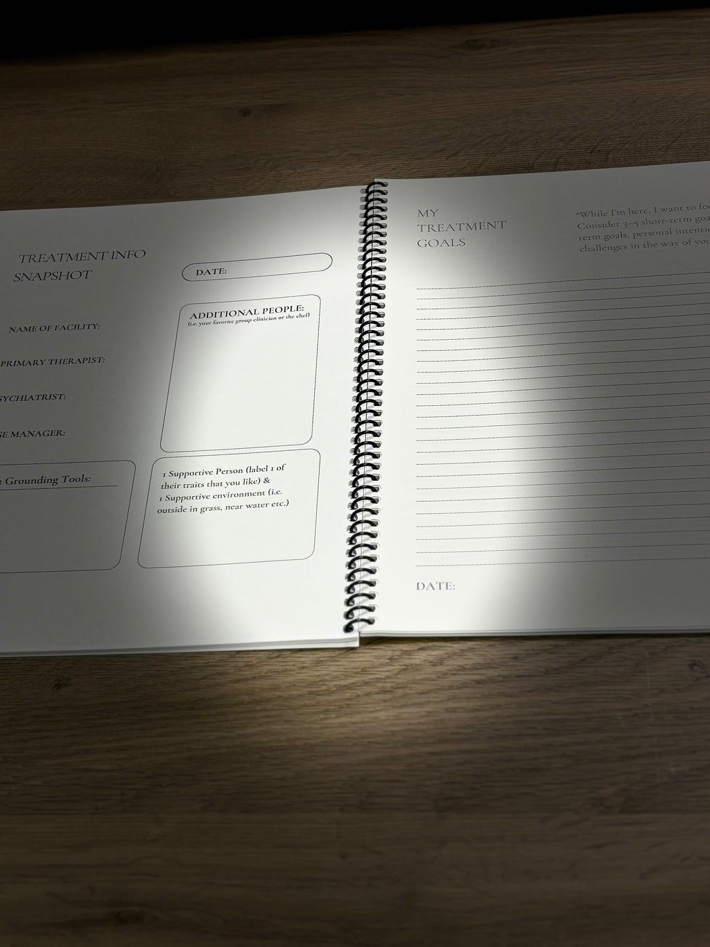 Residential Treatment Mental Health Journal, Psychology & Social Sciences Book for Mental Health Support