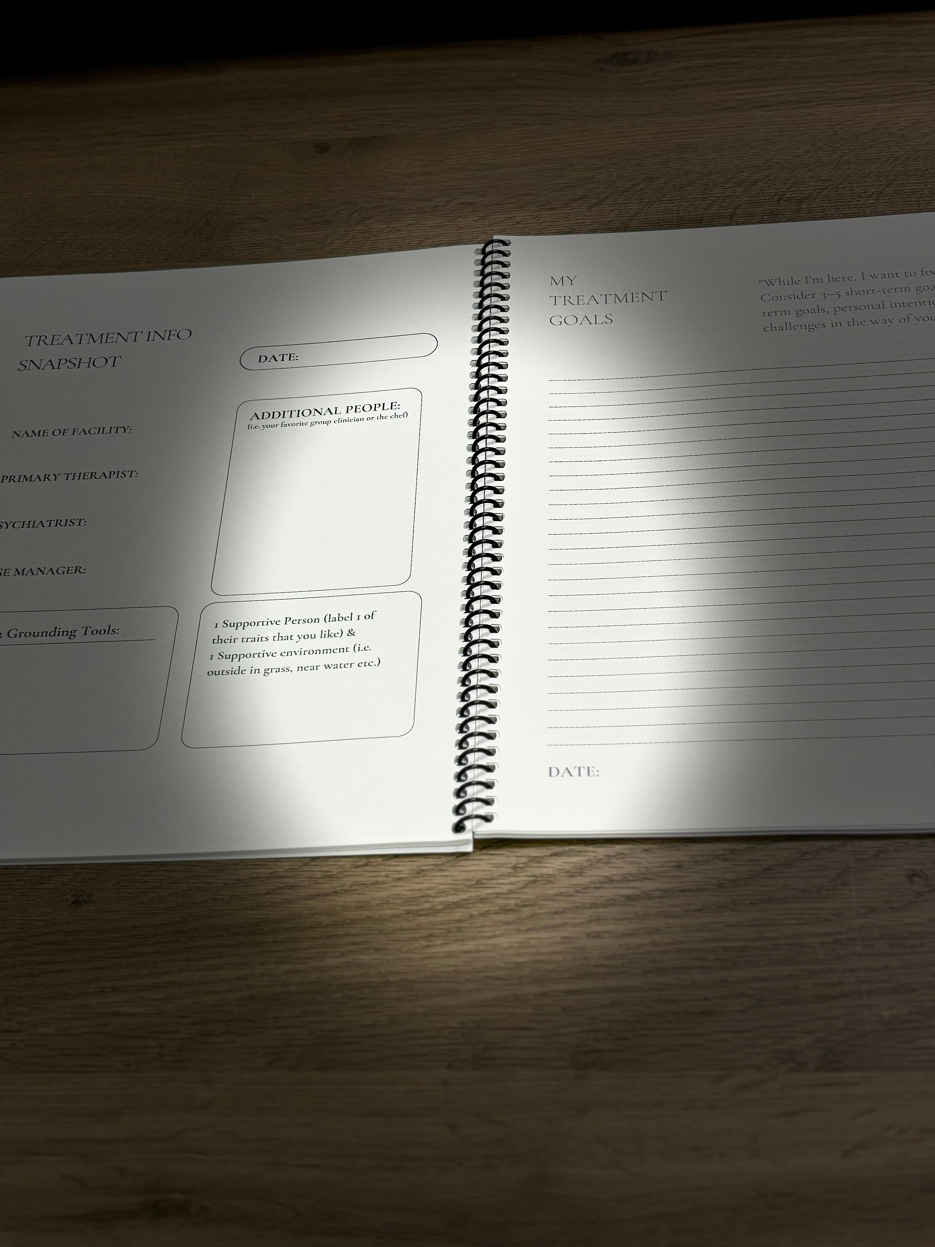 Residential Treatment Mental Health Journal, Psychology & Social Sciences Book for Mental Health Support