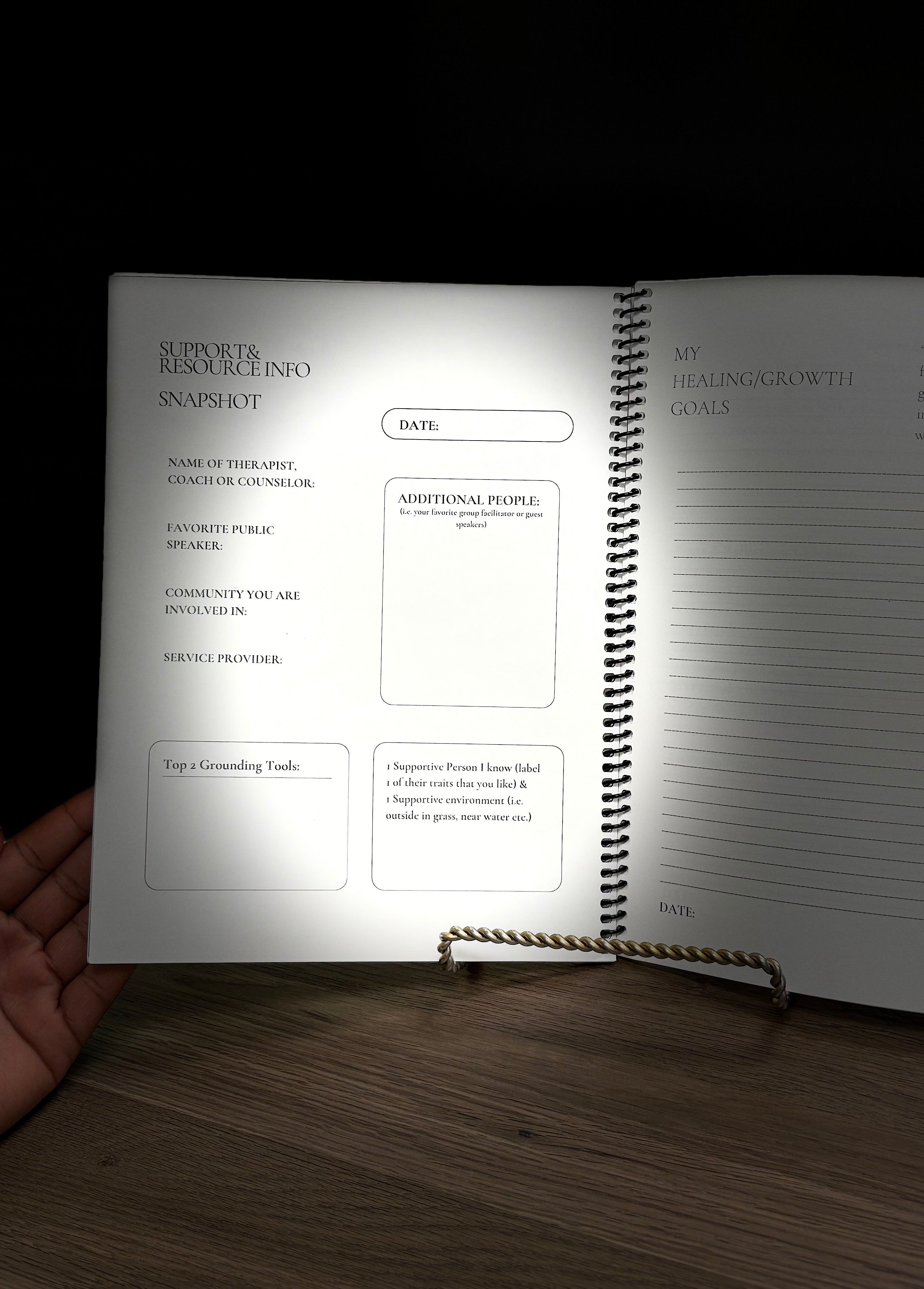 Rooted Series Interactive Journal - Mental Health Book for Healing Journey (Humanities & Social Sciences, Self-Care Resource)
