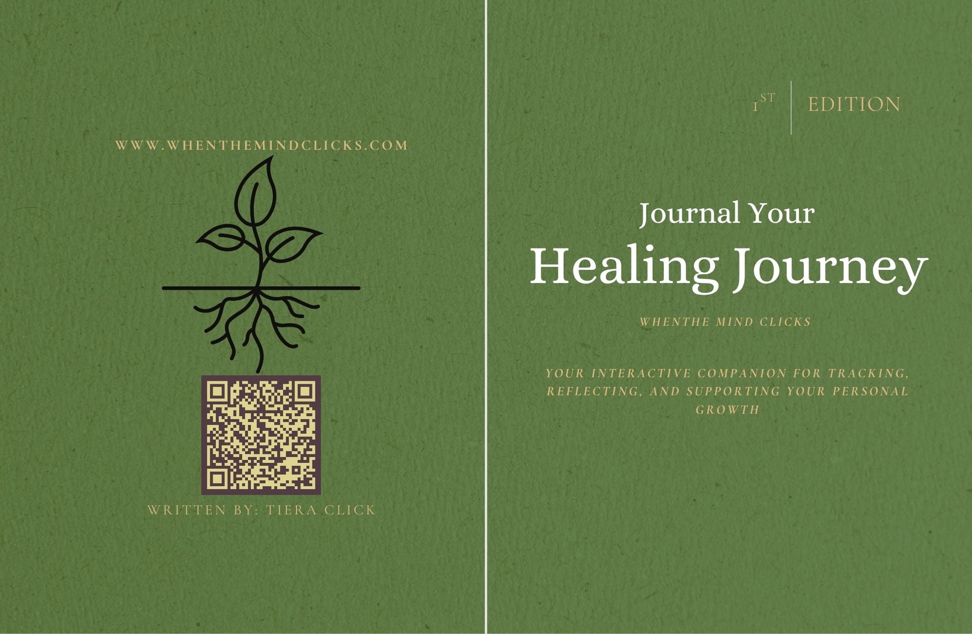 Rooted Series Interactive Journal - Mental Health Book for Healing Journey (Humanities & Social Sciences, Self-Care Resource)