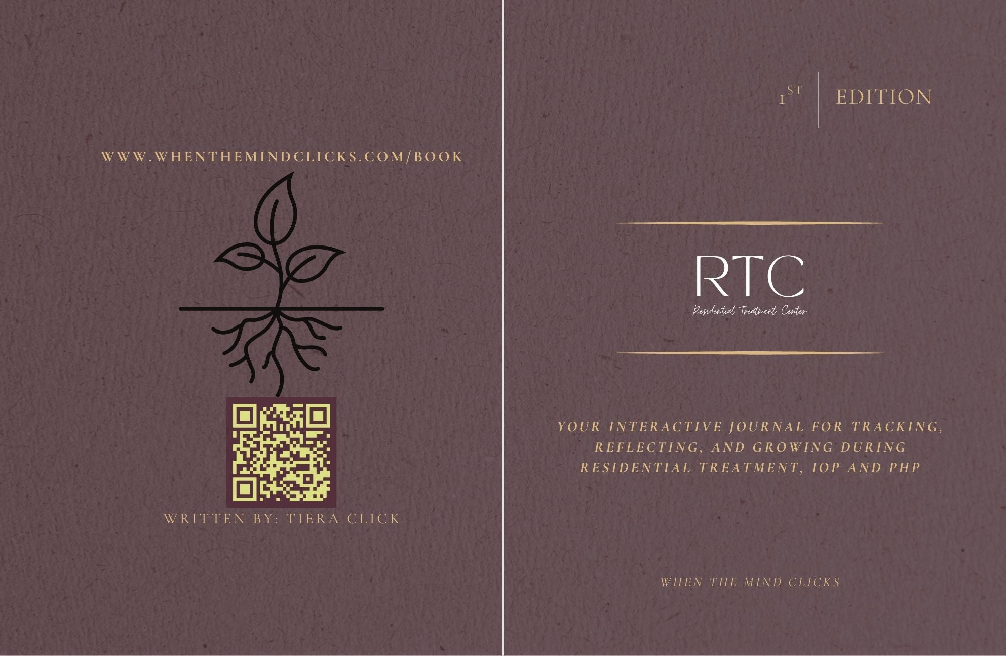 Residential Treatment Mental Health Journal, Psychology & Social Sciences Book for Mental Health Support